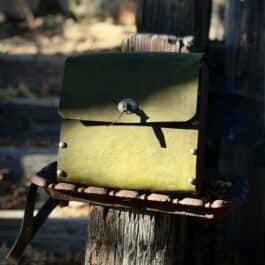 The Thistlewick Wood and Leather Satchel - Image 3