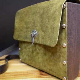 The Thistlewick Wood and Leather Satchel - Image 5
