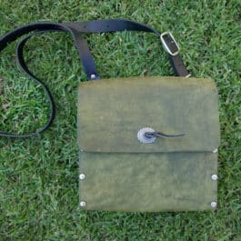 The Thistlewick Wood and Leather Satchel - Image 4